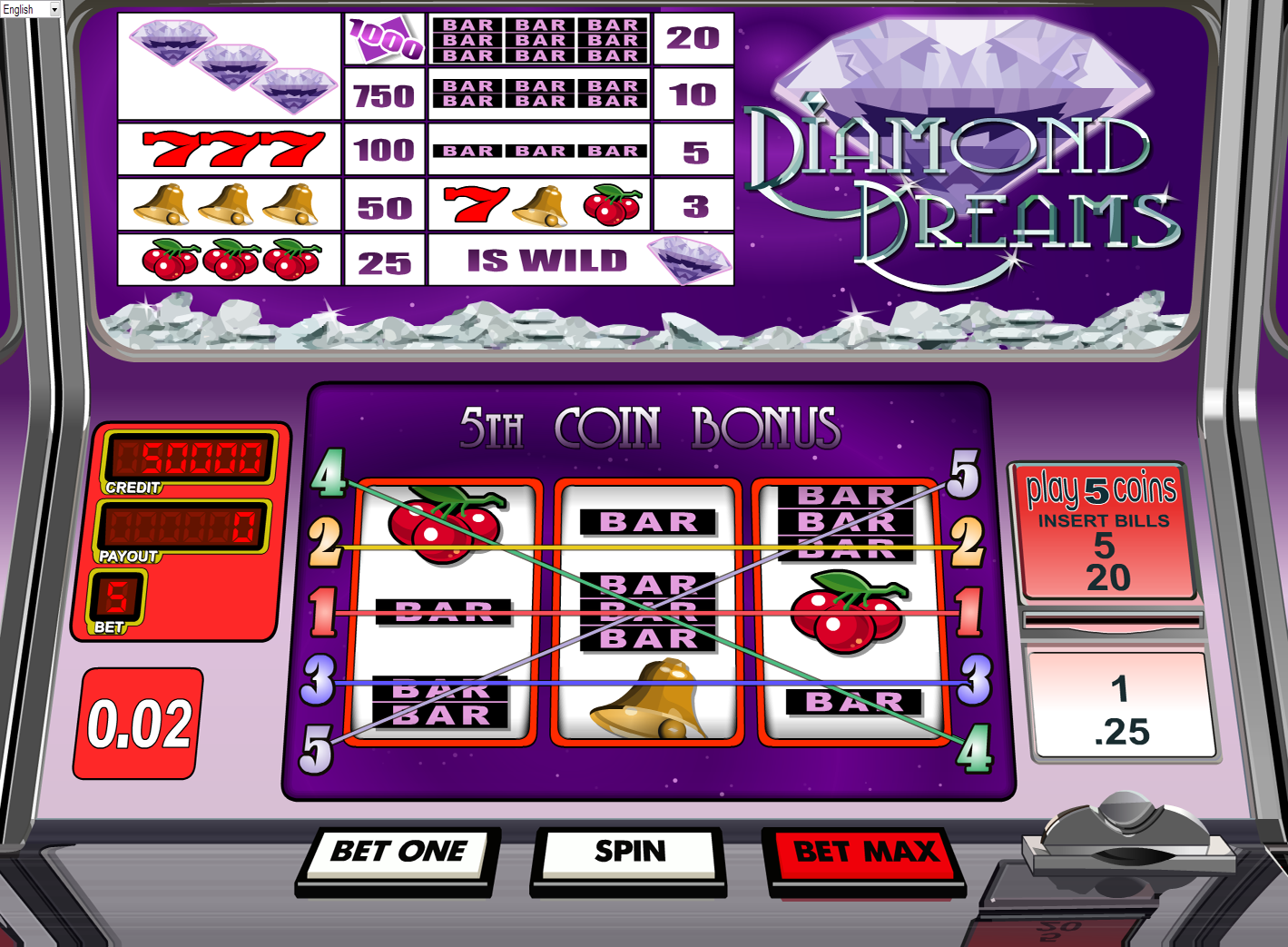 Diamond dreams (Алмазные мечты) из раздела Игровые автоматы