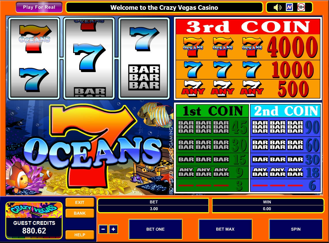 7 Oceans (Семь океанов) из раздела Игровые автоматы