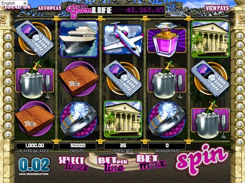 Glam Life (Гламурная жизнь) из раздела Игровые автоматы