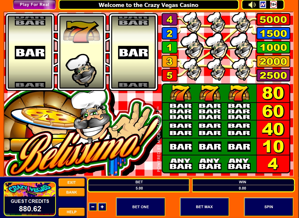 Belissimo (Белиссимо) из раздела Игровые автоматы