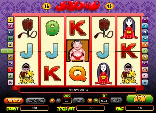 Sumo (Сумо) из раздела Игровые автоматы